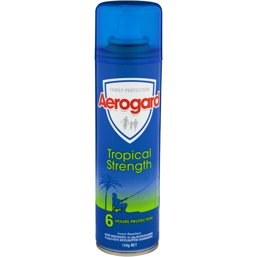 AEROGARD TROPICAL SPRAY 150G 1 AEROGARD TROPICAL SPRAY 150G