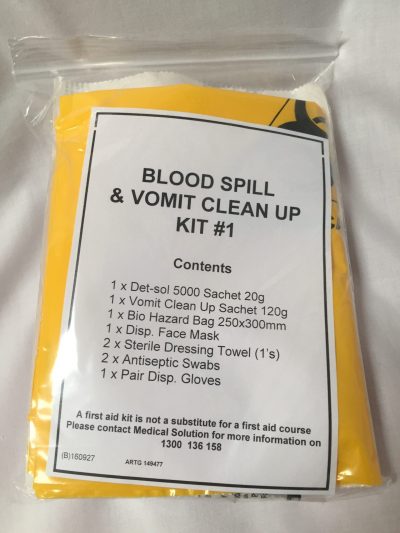 BLOOD SPILL & VOMIT CLEAN UP KIT #1 1