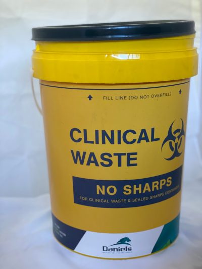 Clinical waste bin 20ltr