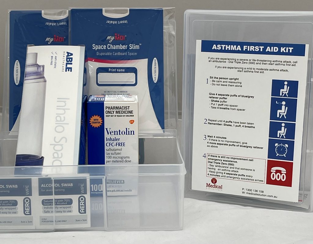 Asthma first Aidemergency First Aid Kit>> Medical Solution