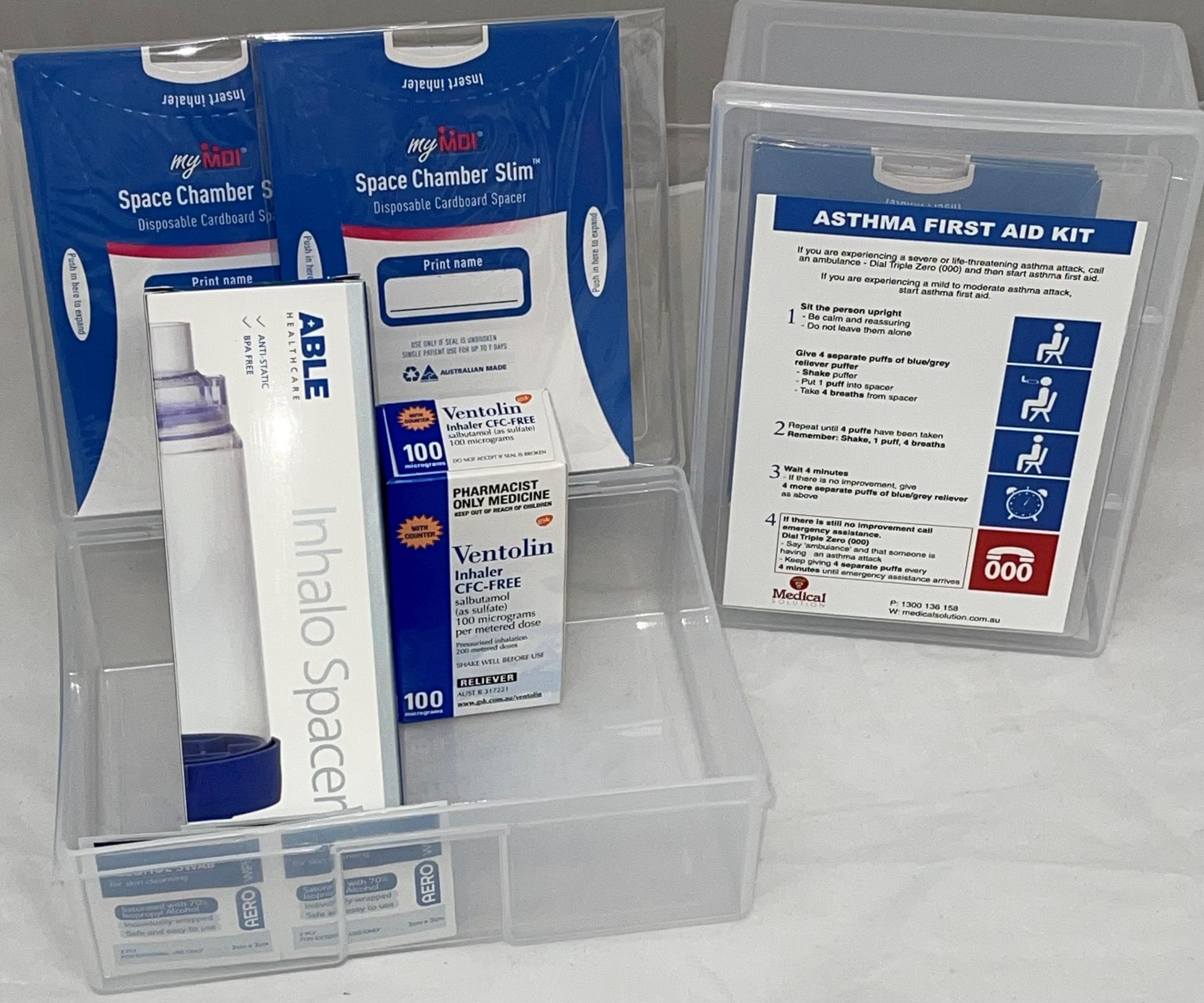 Asthma first Aidemergency First Aid Kit>> Medical Solution