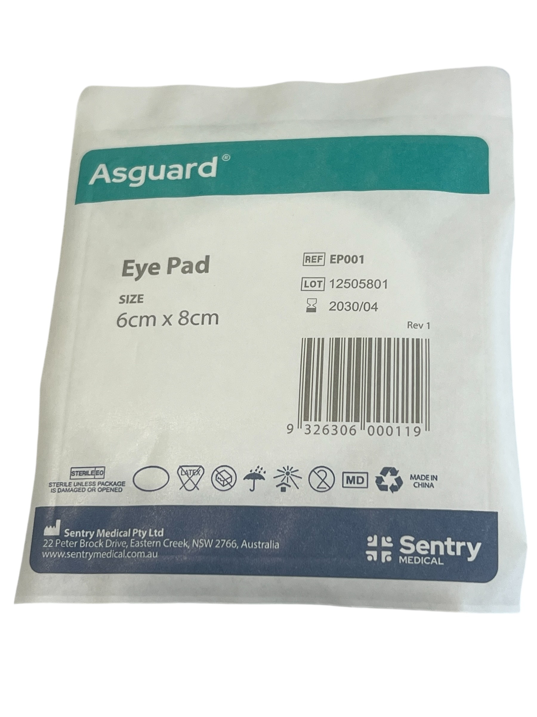 EYE PAD STERILE - BOX 50 3 buy eye pad for eye emergency first aid Australia