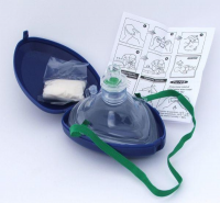 CPR POCKET MASK REUSEABLE WITH OXYGEN NIPPLE 1