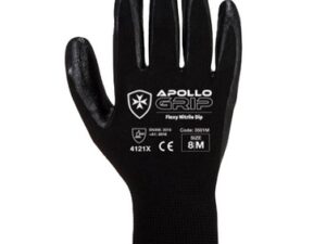 GLOVES NITRILE - NYLON BLACK (Pair)