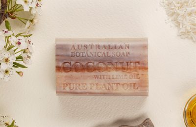 Botanical Australian Soap- Coconut with Lime Oil