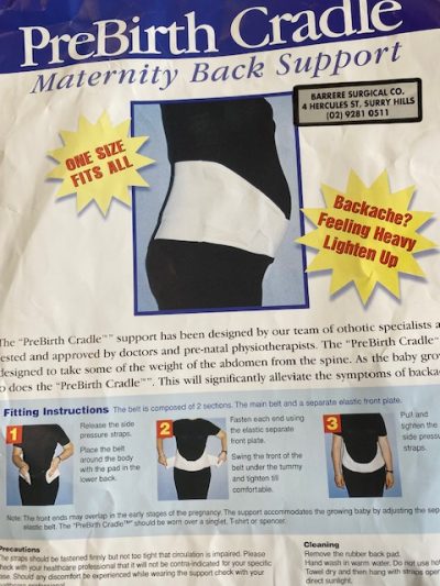 Prebirth Cradle>>Maternity Back Support>>Medical Solution