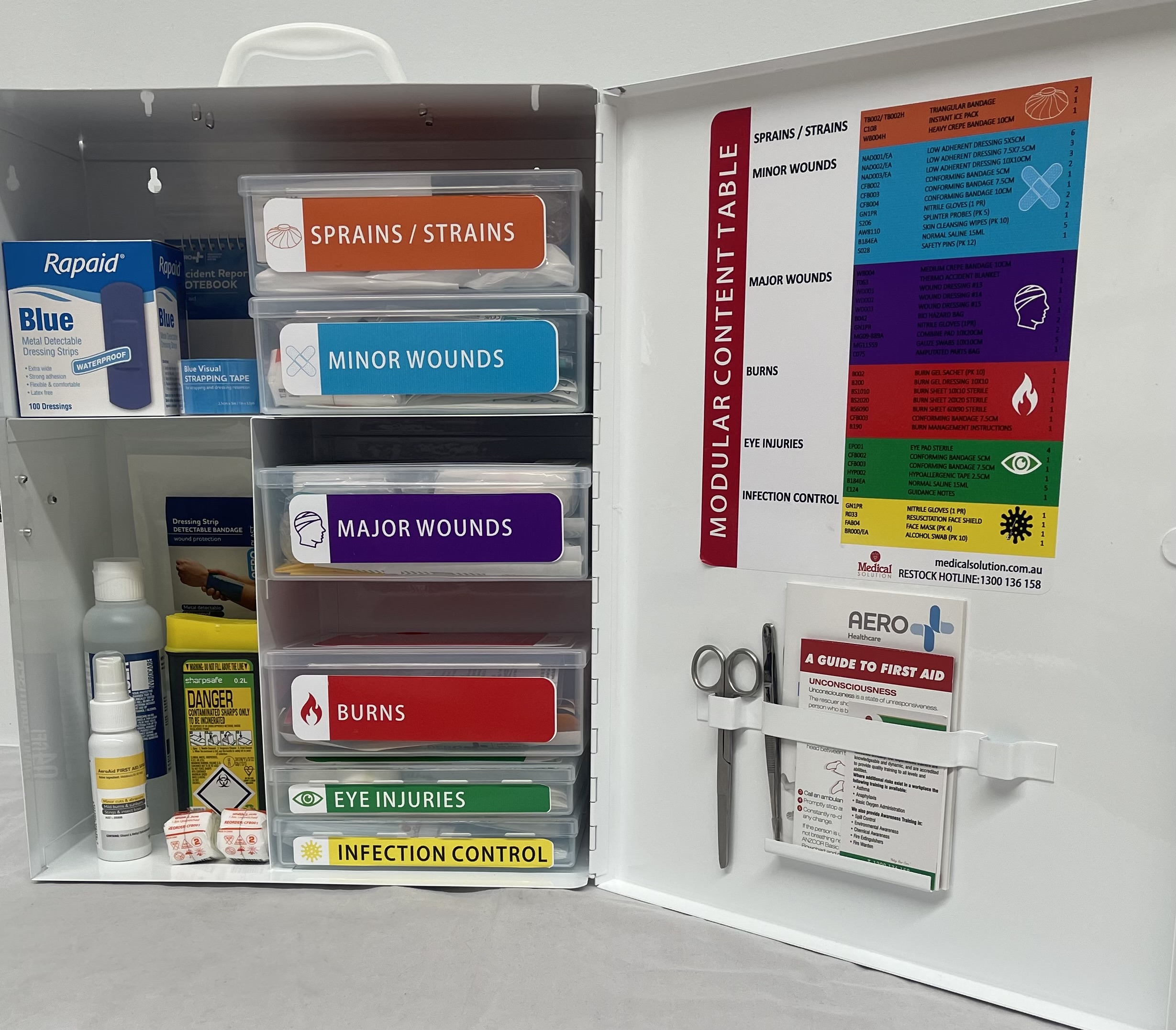 Food and Beverage Manufacturing First Aid Kit -Modular 1 Food and Beverage Manufacturing First Aid Kit -Modular