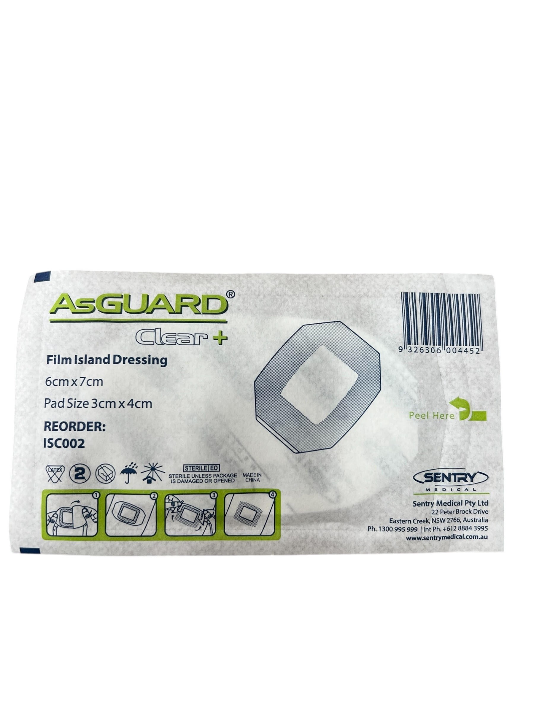 WATERPROOF ISLAND DRESSING 6x7cm Each 1 Buy Island Dressings online_medical Solution